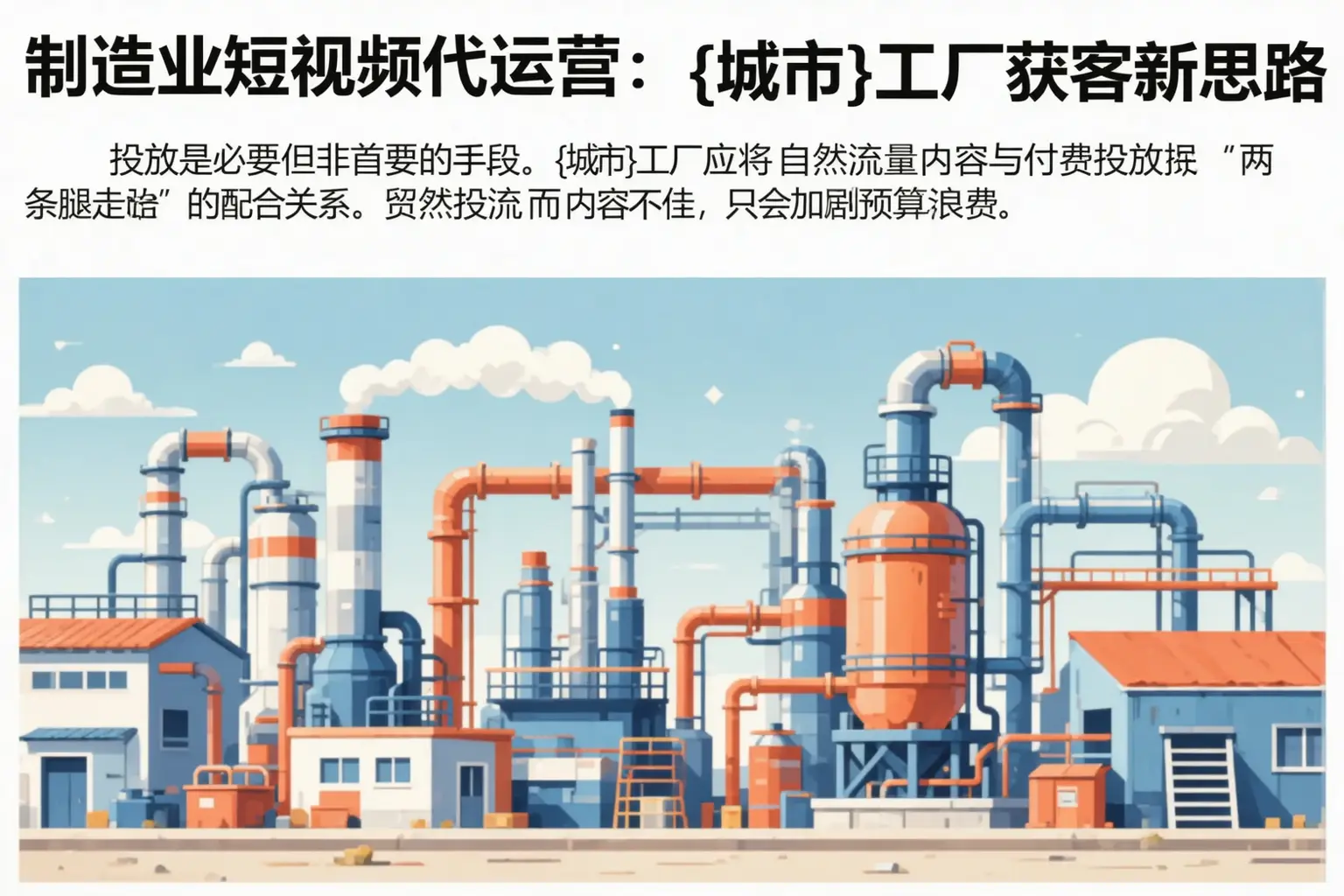 制造业短视频代运营:武宁工厂获客新思路